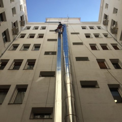 Instalación de chimeneas